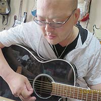 レッスン中の生徒さん