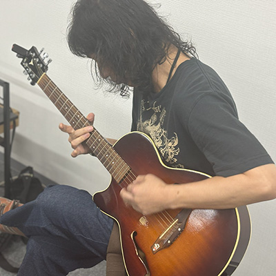 ギター演奏風景
